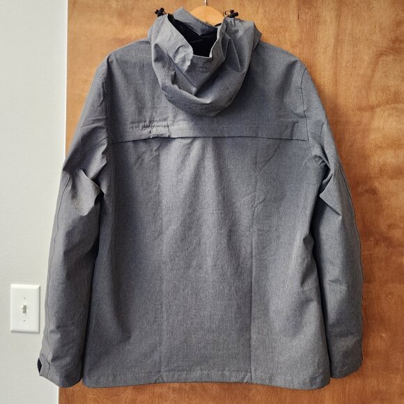Apricoat Men's Adventure 2.0 Jacket | Grey Waterproof Rain Jacket | Fall Coat - Picture 2 of 11